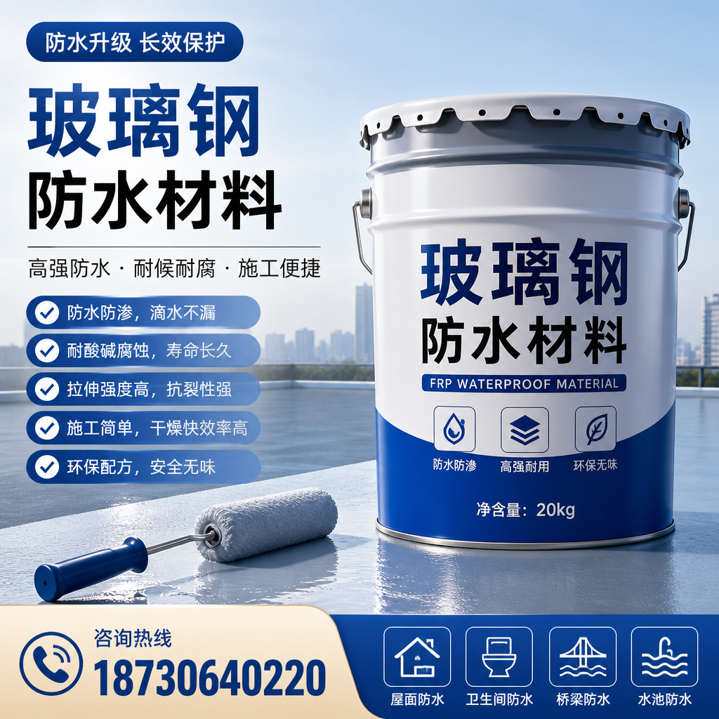 专家解析：玻璃钢防水材料的市场前景分析在 天津